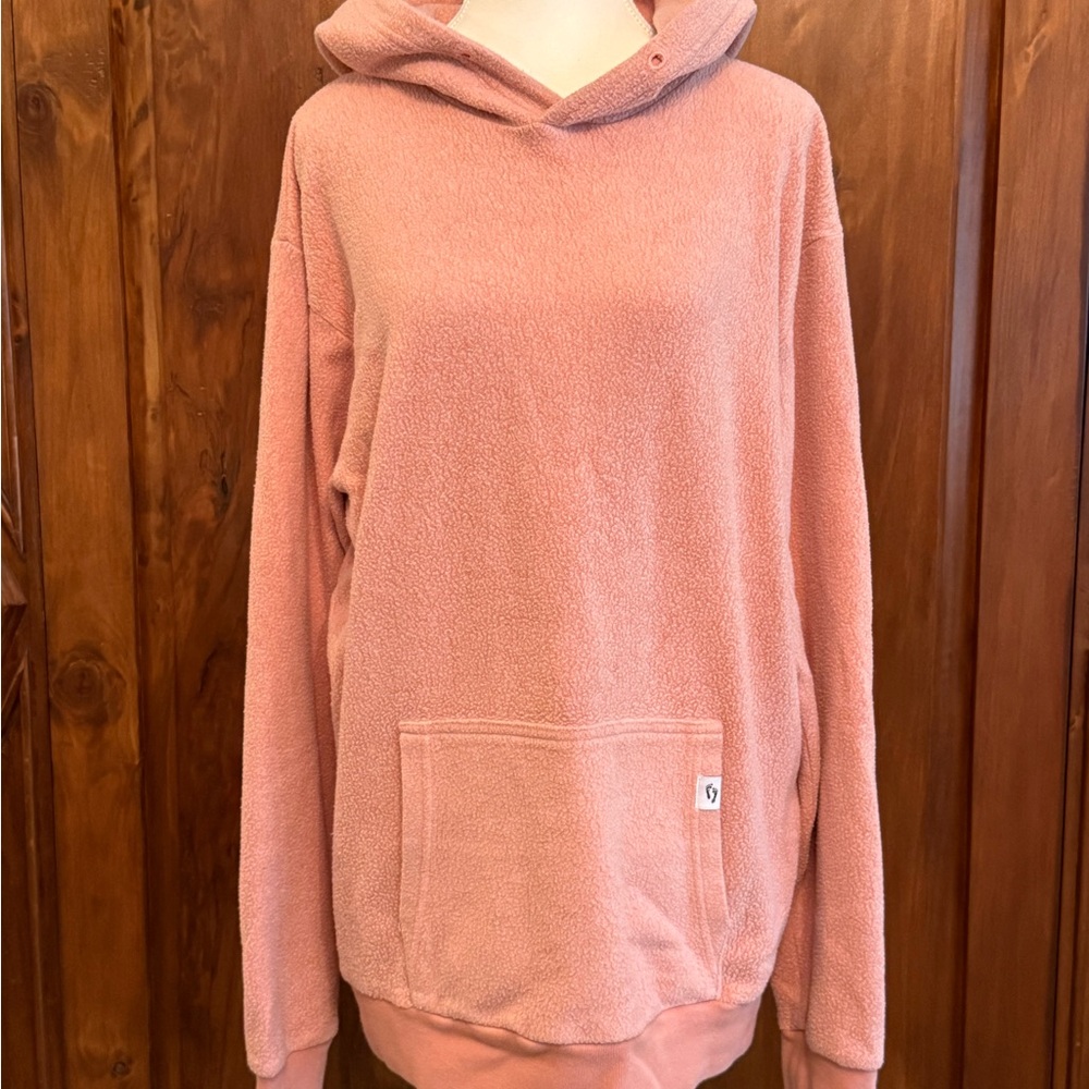 Soft Pink Fleece Hoodie